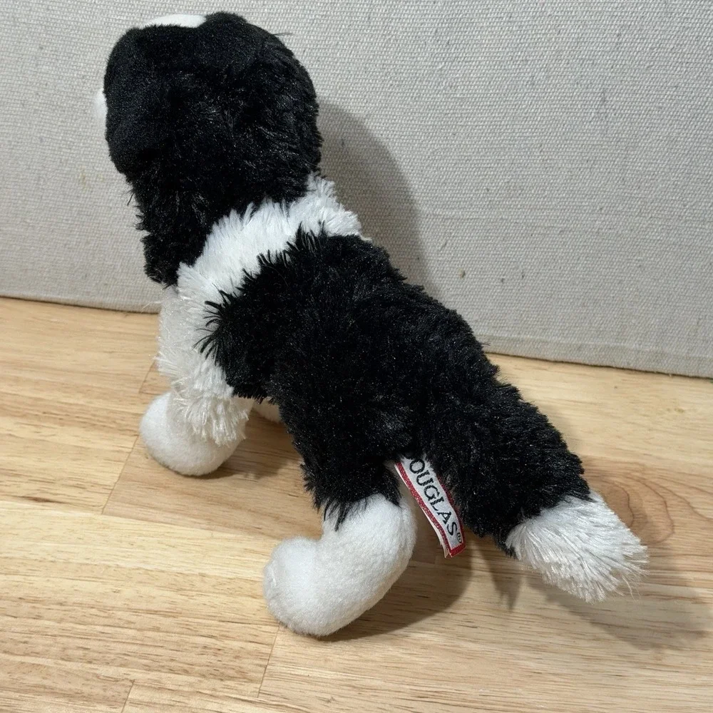 Douglas Border Collie black white stuffed animal plush toy‎ 8